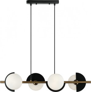 LAMP PENDANT DARCY G9 4X25W BLACK/GOLD 1