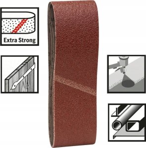 Bosch 3 pieces Sanding belt set X440 2608607260 4
