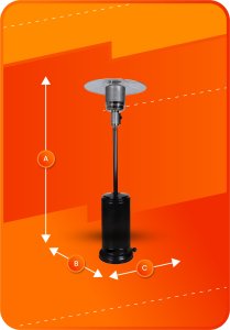 VOLTENO GAS GARDEN HEATER 14kW 4