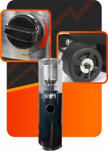 VOLTENO GAS TERRACE HEATER 11kW 3