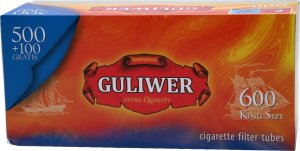 Gilzy papierosowe GULIWER 600szt 2