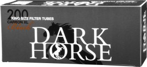 Gilzy papierosowe DARK HORSE CARBON BLACK EXTRA LONG 200szt 1