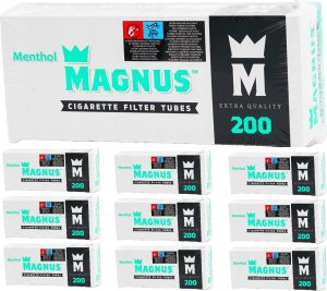 Gilzy papierosowe MAGNUS MENTHOL 200szt X 10 1