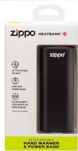 Ogrzewacz do Rąk Heatbank ZIPPO HB 6S USB CZARNY 1