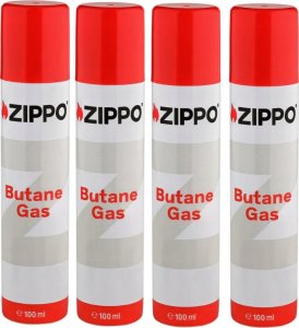 Zestaw Gaz do zapalniczek ZIPPO 100ml x 4 Akcesoria 1
