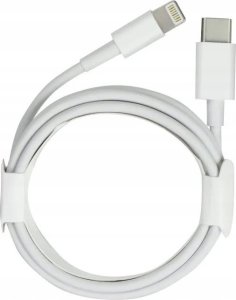 Kabel USB Typu C - Lightning do iPhone Szybkie Ładowanie PD 2A 12W Biały 1m 4