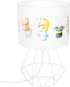 BELIS Lampa biurkowa dziecięca CIRCUS CYRK biała 1 x E27 0902 1