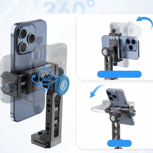 Uchwyt na Statyw 360s 2x ISO 1/4 3/8 Arca Swiss UKA na Telefon / ULANZI MA53 5
