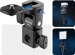 Adapter Uchwyt do Statyw Studyjny 12mm 16mm na Aparat Kamera Lampa 1/4" ISO / LA04 6