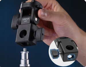 Adapter Uchwyt do Statyw Studyjny 12mm 16mm na Aparat Kamera Lampa 1/4" ISO / LA04 8