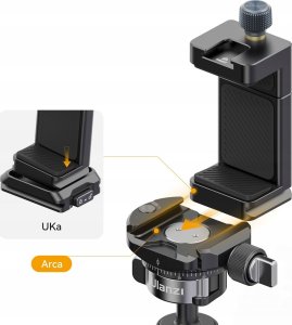 Ulanzi Uchwyt 2x stopka ISO 1/4" Arca Swiss UKA na Telefon Smartfon / ULANZI / MA33 4