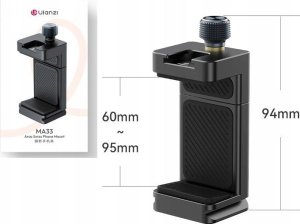 Ulanzi Uchwyt 2x stopka ISO 1/4" Arca Swiss UKA na Telefon Smartfon / ULANZI / MA33 7