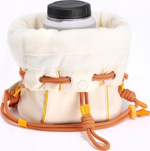 Torba Ulanzi Torba Podróżna Foto Futerał ULANZI Crossbody Sling na Aparat Kamerę Telefon / DS01 / Beżowy 7