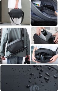 Torba Fotograficzna Walizka Saszetka Etui na Aparat Kamerę Telefon ULANZI / PB038 6