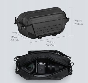 Torba Foto Video Saszetka Etui na Aparat Kamerę Sling Crossbody / ULANZI / AB02 9