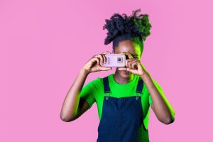 Aparat AI 2x 20MP Selfie 16MP Kamera HD 1080p dla Dziecka MyFirst / Camera 50 / Różowy 9