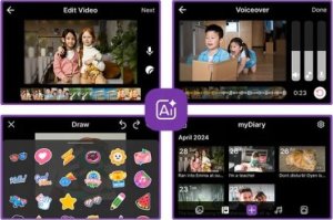 Aparat AI 2x 20MP Selfie 16MP Kamera HD 1080p dla Dziecka MyFirst / Camera 50 / Niebieski 7