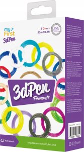 Wkłady Filamenty 6x 5m Filament do Długopis 3D PEN Artis MyFirst PLA 1.75mm / Ciepłe kolory / FP8001AC-WC01 4
