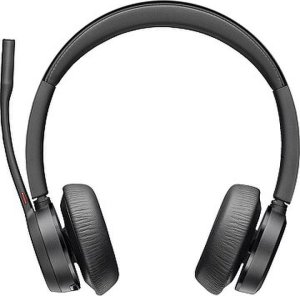 Poly Voyager 4320 MS Teams Wireless Headset, Bluetooth, USB-A, +BT700 dongle, +Charging Stand, Black 2