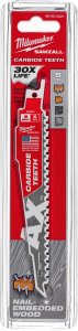 Jigsaw blade TCT AX 150mm (for wood, wood with nails, demolition) Milwaukee 1 pc. 1