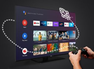 Telewizor Orava 43" TV, 4K Ultra HD, D-LED, Android, smart, WiFi, HDMI, Bluetooth, Netflix, Chromecast, Dolby Vision 5