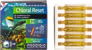 PRODIBIO Chloral Reset 30 ampułek uzdatnia wodę z kranu akw. słodkowodne i morskie 1