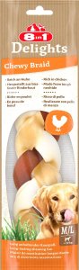Przysmak 8in1 Delights pleciony sznur Chewy Braid dla psa M/L 80g 1