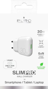 Ładowarka sieciowa GaN Puro SLIMPRO 30W USB-C - biała 3