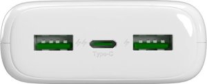 Powerbank Puro DAILY 20 PLUS 20000mAh 2x USB-A / 1x USB-C 22.5W PD AFC - biały 4