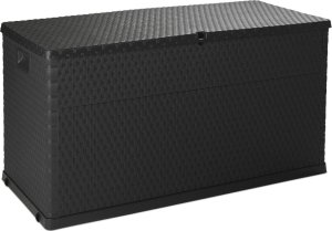 RATTAN Skrzynia ogrodowa, plastikowa420 L, grafit 1