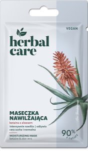 HERBAL CARE Vegan Nawilżająca Maseczka na twarz - Betaina z Aloesem 7 g 1