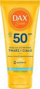 DAX Sun Emulsja ochronna do twarzy i ciała SPF 50 Travel 50 ml 1