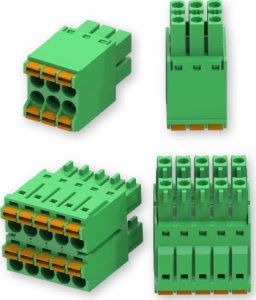 Teltonika PR5MEC15 blok zaciskowy 2 x 5, 2 x 3 Zielony 1
