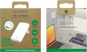 4smarts 542065 ładowarka do urządzeń przenośnych Uniwersalne Biały Prąd przemienny Wewnętrzna 4