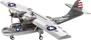 LeanToys Klocki Konstrukcyjne Samolot PBY-5A Catalina 364el 2
