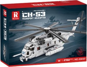 Klocki Konstrukcyjne Śmigłowiec Transportowy Helikopter 2192el 3