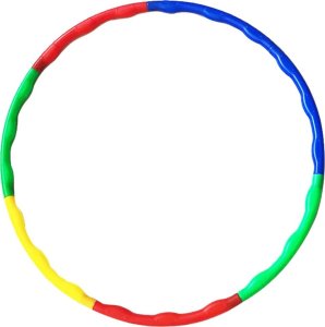 Hula Hop Z Wypustkami Do Ćwiczeń Zabawy Składane Kolorowe 8el 4
