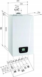 Piec gazowy De Dietrich Kocioł 2-fun.kondens - DuoTEC Compact E 20kW 4