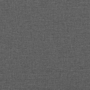 vidaXL Sofa 2-osobowa, ciemnoszara, 140 cm, tapicerowana tkaniną 8