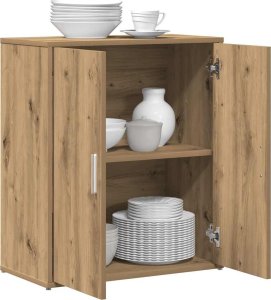 vidaXL Szafka, dąb artisan, 60x31x70 cm, materiał drewnopochodny 4