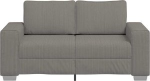 vidaXL Sofa dwuosobowa jasnoszara 120 cm Tkanina sztruksowa 4