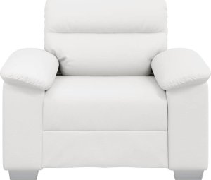 vidaXL Fotel, brązowy, 60 cm, obity sztuczną skórą 4