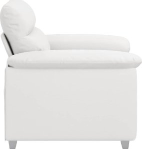 vidaXL Fotel, brązowy, 60 cm, obity sztuczną skórą 5