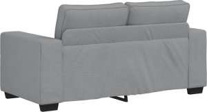 vidaXL Sofa 2-osobowa Jasnoszara 120 cm Tkanina 6