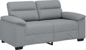 vidaXL Sofa 2-osobowa Jasnoszara 120 cm Tkanina 2