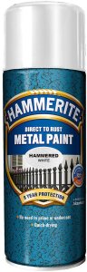 Hammerite Hammerlak - Hvid - Spray - 400 ml. 3