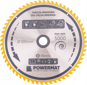 Tarcza WIDIOWA Do Drewna Piły Piła 305 x 30 mm 60Z 2
