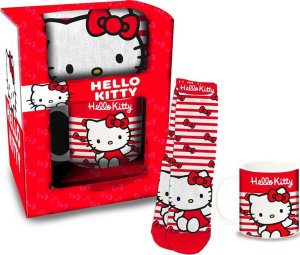 Coriex Zestaw prezentowy Hello Kitty -  kubek ze skarpetkami set2 (10743) 1