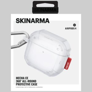 Etui Skinarma Mecha CE do AirPods 4      frost 6