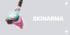 Etui Skinarma Mecha CE do AirPods 4      frost 8